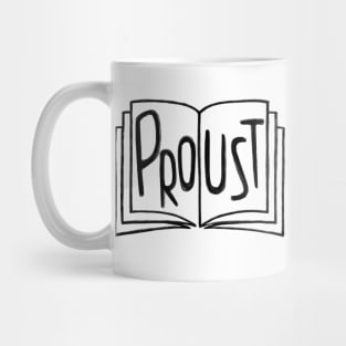 French Literature, Proust Book Mug